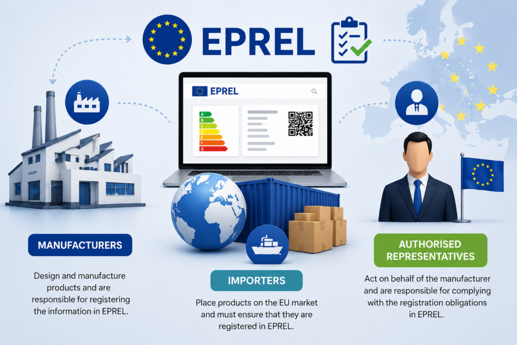 Who is required to register in EPREL