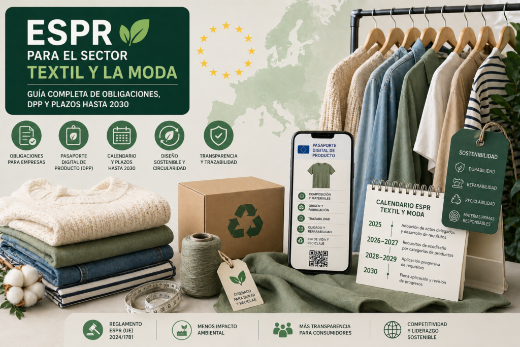 ESPR para textil y moda