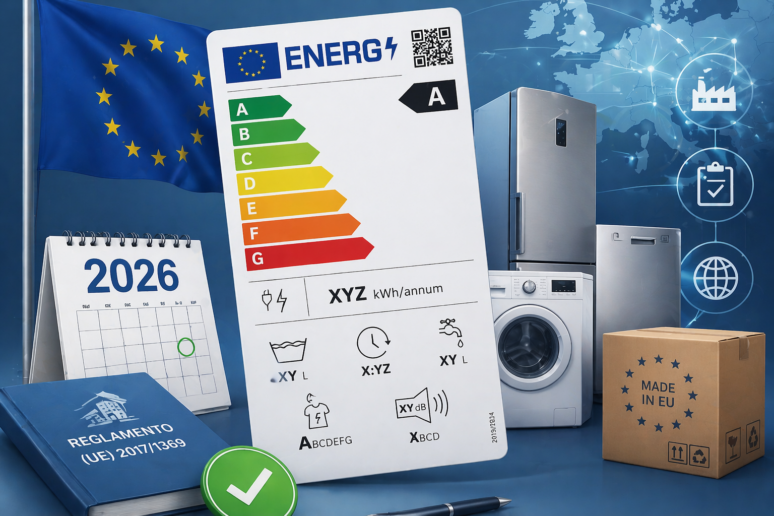 La etiqueta energética europea en 2026: todo lo que un fabricante o importador necesita saber