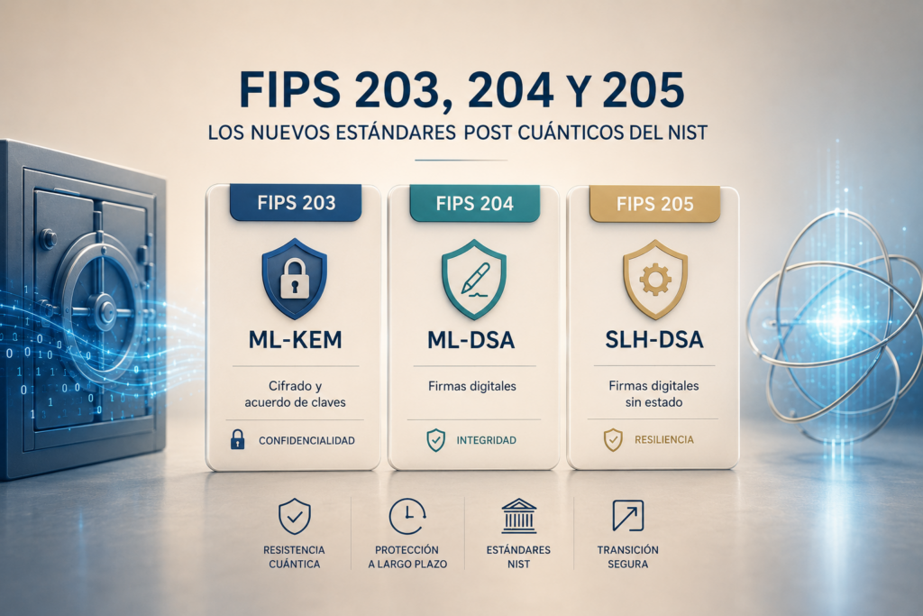 fips 203-204-205-estandares-postcuanticos-nist Fips 203, 204, 205 Nuevos estándares postcuánticos del NIST