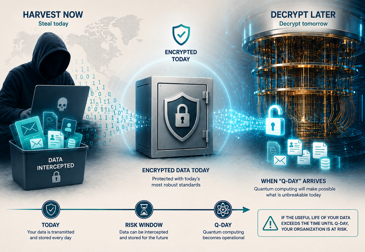 “Harvest Now, Decrypt Later” Threat: Is Your Encrypted Data Safe Today and for the Future?