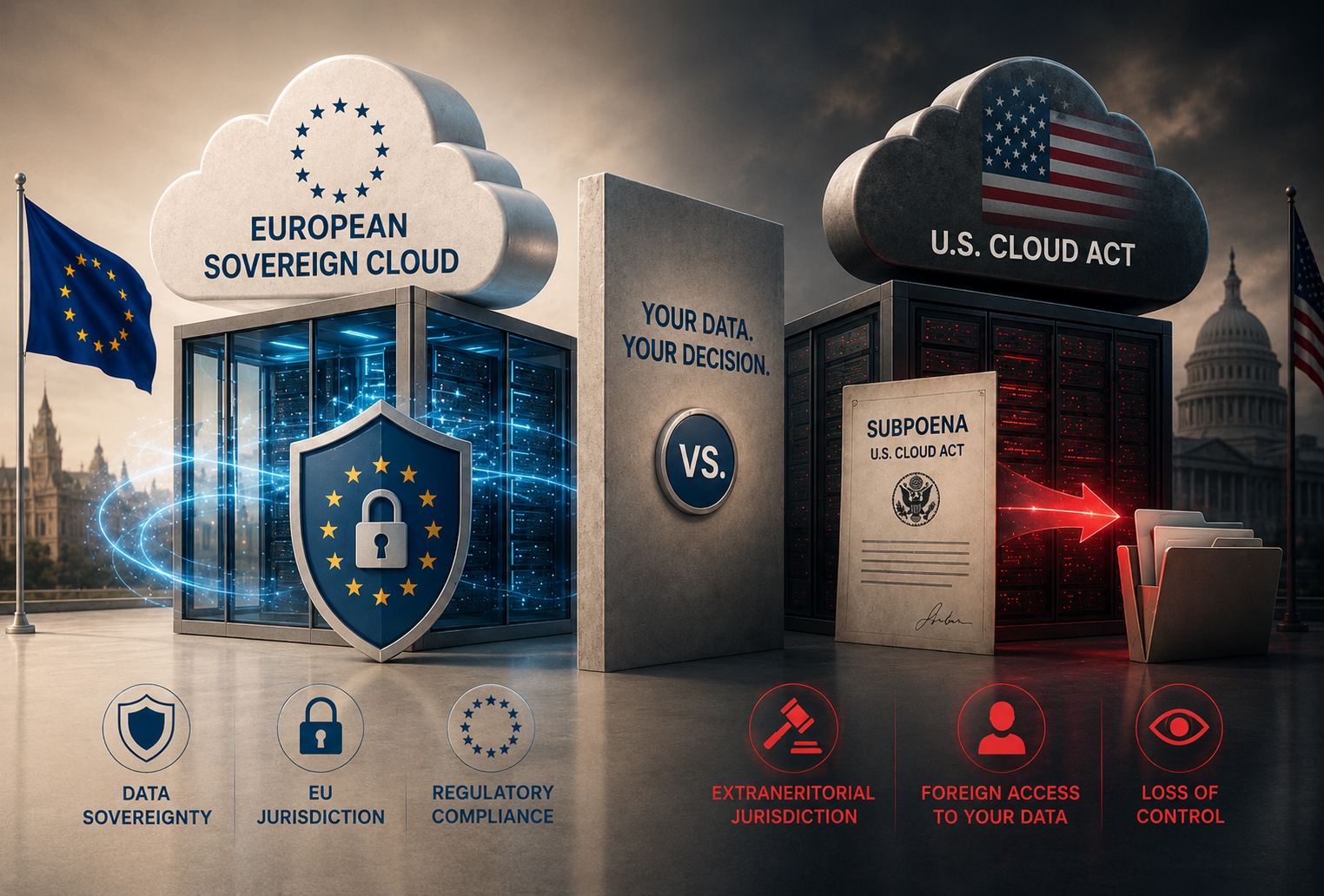 European Sovereign Cloud vs the US CLOUD Act: Why It Matters Where Your Data Is Stored