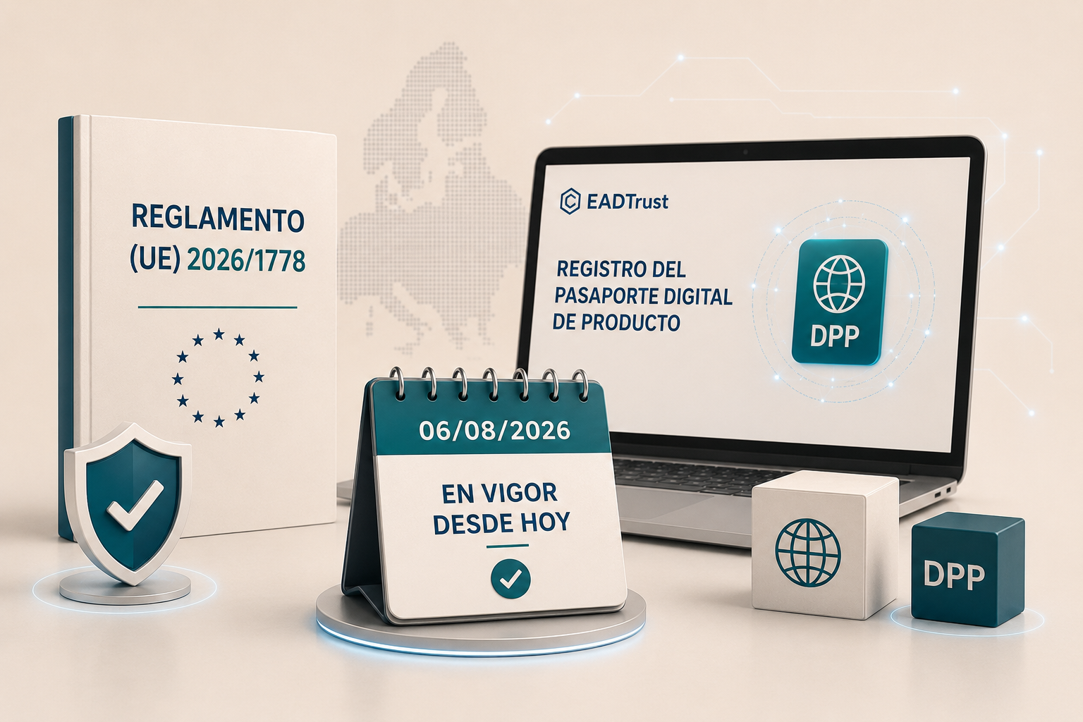Reglamento (UE) 2026/1778 en vigor desde hoy: el registro de pasaportes digitales de productos entra en funcionamiento